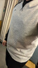 安踏（ANTA）百搭抓絨衛衣男女秋冬季加絨保暖情侶潮流運動(dòng)休閑打底針織套頭衫 【加絨-簡(jiǎn)約時(shí)尚】CD28灰花灰7712-1 XL 曬單實(shí)拍圖