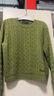珍貝ZB/珍貝絞花純羊絨衫女紅圓領(lǐng)長(cháng)袖套頭針織上衣毛衣2025新品31307 幻影花綠 常規 XL (110) 曬單實(shí)拍圖