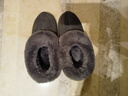內泊【超保暖】羊毛毛拖鞋男女情侶冬季家居皮毛一體乳膠防滑包跟灰43 曬單實(shí)拍圖