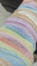 科蒙博卡2025秋冬羊絨衫女彩虹開(kāi)衫外套條紋針織上衣 幻彩 XL 曬單實(shí)拍圖