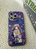 圣圖朗新款17蘋(píng)果16多巴胺女孩iphone15promax可愛(ài)14plus手機殼12卡通11高級感XS全包液態(tài)硅膠軟13防摔套 液態(tài)硅膠-捧花女孩-暗紫色  iPhone 16 pro 曬單實(shí)拍圖