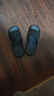 回力踩屎感男士室內外穿厚底不易滑運動(dòng)戶(hù)外涼拖鞋HL3A23黑色42-43碼 曬單實(shí)拍圖