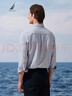 諾帝卡（NAUTICA）【商場(chǎng)同款】男裝25秋冬新款經(jīng)典百搭條紋牛津紡長(cháng)袖襯衫男WO5303 橄欖綠3TL L 曬單實(shí)拍圖