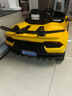 【正版授權】蘭博基尼兒童電動(dòng)車(chē)四輪遙控寶寶電動(dòng)汽車(chē)小孩子玩具車(chē)可坐人星辰皓 黃色四驅+搖擺+藍牙遙控+手機藍牙+皮座+鋰電瓶 曬單實(shí)拍圖