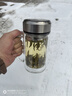 領(lǐng)臣（LINGCHEN）茶杯雙層玻璃水杯大容量泡茶杯子帶把手濾網(wǎng)商務(wù)辦公行政領(lǐng)導男士 曬單實(shí)拍圖