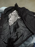 羅蒙（ROMON）鵝絨羽絨服男士2025新款冬季極寒加厚保暖外套商務(wù)休閑短款羽絨服 黑色【抗寒零下30攝氏度】 M 115-135斤 曬單實(shí)拍圖