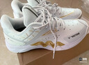 威克多（VICTOR）勝利專(zhuān)業(yè)羽毛球鞋男女訓練比賽運動(dòng)鞋防滑減震明星同款p8500二代 P8500II/A珠光白 42 曬單實(shí)拍圖