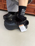 卡駱馳（CROCS）復古暖棉Clog BAE女款小鯨魚(yú)洞洞鞋211753 211753-001 36 曬單實(shí)拍圖