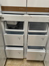 東芝（TOSHIBA）白珍珠549高容全嵌60cm超薄零嵌入式雙系統全自動(dòng)制冰十字雙開(kāi)對開(kāi)門(mén)風(fēng)冷無(wú)霜國家補貼家用電冰箱 GR-RF549WI-PM165 云脂白 曬單實(shí)拍圖