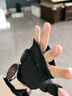 京川旭游戲加熱手套u(yù)sb自動(dòng)發(fā)熱半指露指保暖手套恒溫調節冬季暖手套寶寶送女友男女生游戲騎行神器 加熱手套一對裝【黑色】 曬單實(shí)拍圖