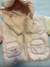 戴維貝拉（DAVE＆BELLA）秋冬新款兒童輕薄羽絨服保暖女童外套連帽男童上衣抗菌寶寶衣服 藕粉色【現貨】 100 cm（建議身高90-100cm） 曬單實(shí)拍圖