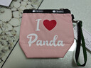LeSportsac樂(lè )播詩(shī)新款包包女包熊貓系列手拿零錢(qián)鑰匙包女情人節禮物 粉色熊貓 曬單實(shí)拍圖