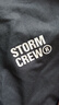 影視颶風(fēng)降燥抗菌打底衫長(cháng)袖STORMCREW防靜電速干防螨T恤上衣秋冬男女 炭黑色 L 曬單實(shí)拍圖
