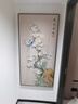 喜上眉梢玄關(guān)裝飾畫(huà)梅花正對門(mén)入戶(hù)畫(huà)掛畫(huà)宋代美學(xué)花鳥(niǎo)新中式壁畫(huà) 瑞梅喜韻-D 80*160cm 炫目黑（鋁合金畫(huà)框+晶瓷面） 曬單實(shí)拍圖