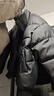凡客誠品（VANCL）男士棉服男冬季外套PU面包服男款立領(lǐng)加厚保暖仿皮棉襖 黑色 L 曬單實(shí)拍圖