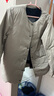 MUJI女式輕量羽絨便攜式無(wú)領(lǐng)夾克羽絨服女款長(cháng)袖25年冬季女裝外套輕薄 淺米色 L （165/88A） 曬單實(shí)拍圖