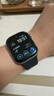 Apple/蘋(píng)果 Watch S11 智能手表GPS款46毫米深空灰色鋁金屬表殼黑色運動(dòng)型表帶M/L MEVP4CH/B 曬單實(shí)拍圖