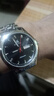 上海手表男自動(dòng)機械名表 官方正品雙歷防水表夜光國產(chǎn)男表禮物986 銀殼黑面【夜光/星期/日歷】 曬單實(shí)拍圖