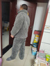TSGS珊瑚絨睡衣女冬季加厚套裝三層夾棉衣男士保暖巨厚法蘭絨家居服 灰色 男女同款 2XL 建議身高174內體重125-150斤 曬單實(shí)拍圖