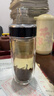 希諾（heenoor）雙層玻璃杯鵝蛋茶杯弧形抗菌帶濾網(wǎng)大容量耐高溫便攜保溫禮品水杯 1927紫羅蘭【純鈦抗菌】410ml 曬單實(shí)拍圖