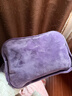 素樂(lè )質(zhì)造R1充電熱水袋暖手寶冬季暖手神器姨媽熱敷肚子暖宮暖腹暖寶寶紫色 曬單實(shí)拍圖
