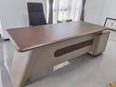 奧思森吸塑老板桌辦公桌椅簡(jiǎn)約現代高端領(lǐng)導辦公室大班臺總裁電腦桌書(shū)桌 總長(cháng)2米 曬單實(shí)拍圖
