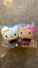 三麗鷗（SANRIO）好朋友系列 毛領(lǐng)動(dòng)物紋貼貼HelloKitty掛件毛絨玩具新年禮物送女 曬單實(shí)拍圖