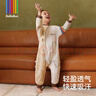 bebebus嬰兒睡袋春秋冬恒溫兒童睡衣四季通用分腿防踢被 暖寶寶pro雙層四季款（室溫20-24℃） M【80碼 建議身高80-90CM】 曬單實(shí)拍圖