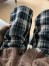 婧麒孕婦褲冬外穿加厚2025新款加絨闊腿褲格子保暖棉褲子孕婦冬裝 【羊羔絨】咖格 (一條過(guò)冬/抗寒0以下) L 【推薦體重105-125斤】 曬單實(shí)拍圖
