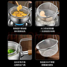 BangLeChef316不銹鋼漏勺細網(wǎng)油炸鍋過(guò)濾網(wǎng)籃撈面勺廚房瀝油勺漏油瀝水網(wǎng)篩 【316抗菌鋼-細密網(wǎng)】油格-21cm大號 曬單實(shí)拍圖