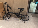 大行（DAHON）折疊自行車(chē)16英寸YUKI超輕迷你便攜男女式通勤單車(chē)KT610 黑色  曬單實(shí)拍圖