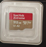 閃迪（SanDisk）512GB TF(MicroSD)內存卡 4K極速金卡A2 V30 U3行車(chē)記錄儀 運動(dòng)相機無(wú)人機 監控存儲卡 讀190MB/s 曬單實(shí)拍圖
