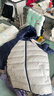探路者（TOREAD）旗艦 兒童羽絨服男女中大童裝秋冬季超輕短款外套上衣 云母灰 140 曬單實(shí)拍圖