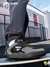 FILA FUSION斐樂(lè )男鞋運動(dòng)鞋滑板生活鞋2024冬季新款小白鞋休閑躍板鞋 黑舞鞋/城堡灰-TC 42 曬單實(shí)拍圖