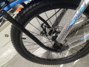 津馳遠兒童自行車(chē)6-10-15歲碟剎中大童山地男女孩學(xué)生單車(chē)一體輪腳踏車(chē) 車(chē)燈款|藍色+單速+雙碟剎+輻條輪 20寸【身高130-150cm】約8-12歲 曬單實(shí)拍圖