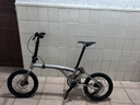 佳沃（JAVA）NEO三折疊車(chē)電變機械自行車(chē)小輪徑16寸/20寸桶軸油碟便攜9速/12速 16寸-消光鈦（電變12速） 曬單實(shí)拍圖
