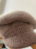 笙格兒中老年人帽子女冬季老奶奶保暖加絨媽媽冬天老人帽奶奶兔毛毛線(xiàn)帽 曬單實(shí)拍圖