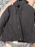 波司登（BOSIDENG）25新款鵝絨羽絨服商場(chǎng)熱賣(mài)同款男短款連帽行政通勤外套內膽可拆 【店長(cháng)推薦】青云藍5954 L 180/100A 體重約140-155斤 曬單實(shí)拍圖