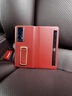 智父榮耀vs2手機殼新款magic vs2磁吸翻蓋視窗真皮全包防摔專(zhuān)用保護套magicvs2腕帶支架高端超薄男外殼 【瑞紅色】頭層牛皮*腕帶支架*智能視窗 曬單實(shí)拍圖