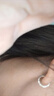 締晶雛菊銀耳環(huán)女2025年新款耳釘輕奢耳圈耳扣新年情人節禮物送女友 曬單實(shí)拍圖