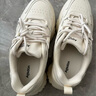 奧古獅登（Agsdon）老爹鞋女ins風(fēng)厚底增高休閑鞋百搭軟底運動(dòng)鞋 223185 米色 38 曬單實(shí)拍圖