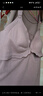 芬也（FENYE）哺乳吊帶背心產(chǎn)后浦乳喂奶帶胸墊免穿文胸前開(kāi)扣秋冬加絨 豆沙XXL 曬單實(shí)拍圖