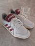 adidas ENTRAP美式校園風(fēng)運動(dòng)少年感復古籃球風(fēng)板鞋男女阿迪達斯 白色/紅色   43 曬單實(shí)拍圖