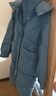 雪中飛2025冬新款女士中長(cháng)款羽絨服百搭時(shí)尚休閑氣質(zhì)大口袋保暖舒適 霧藍色|5205 XL /170/92A 曬單實(shí)拍圖