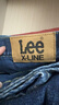 Lee25秋冬新品705標準中腰錐形深藍色男牛仔褲 深藍色  34  曬單實(shí)拍圖