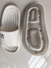 夏季新款eva防滑不臭腳拖鞋男室內浴室洗澡防臭家居高級感拖鞋女 白色 36-37 曬單實(shí)拍圖