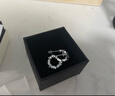 玖維婭 999純銀針碎銀子耳釘高級感冷淡風(fēng)耳環(huán)2026新款養耳洞耳飾禮物 S999銀針碎銀子耳釘【禮盒裝】 曬單實(shí)拍圖