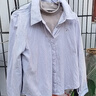 茵曼撞色假兩件長(cháng)袖襯衫女2025秋冬款時(shí)尚通勤打底襯衣淺紫色XL 曬單實(shí)拍圖