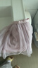 優(yōu)衣庫嬰幼兒寶寶花式短裙半身裙柔軟薄紗粉色公主風(fēng)蓬蓬裙479646 11 粉紅色 100 曬單實(shí)拍圖