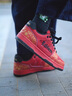 卡賓男鞋冬季新款本命年紅色鞋子男百搭低幫休閑板鞋時(shí)尚厚底增高鞋男 棗紅色 41 【標準皮鞋尺碼】 曬單實(shí)拍圖